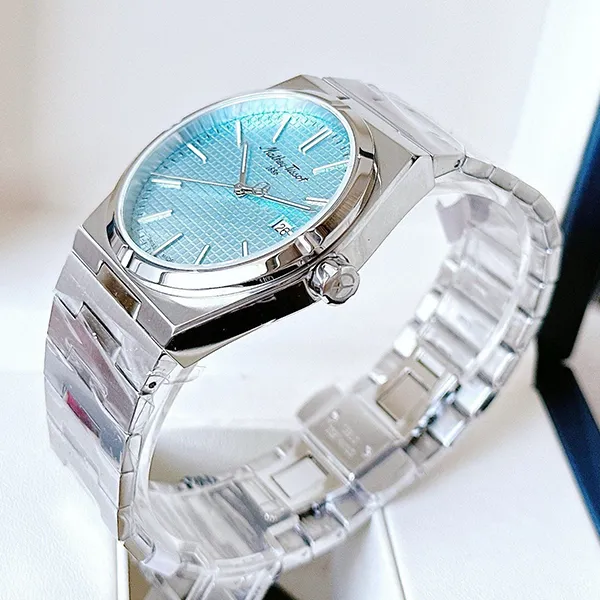 Đồng Hồ Nam Mathey-Tissot Zoltan Quartz Men Watch H117SK Màu Bạc Xanh Dương - Đồng hồ - Vua Hàng Hiệu