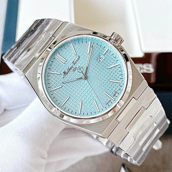 Đồng Hồ Nam Mathey-Tissot Zoltan Quartz Men Watch H117SK Màu Bạc Xanh Dương - Đồng hồ - Vua Hàng Hiệu