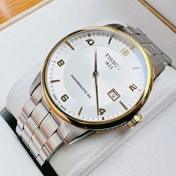 Đồng Hồ Nam Tissot Luxury Automatic Silver Dial Two-Tone T086.407.22.037.00 Màu Bạc Phối Vàng
