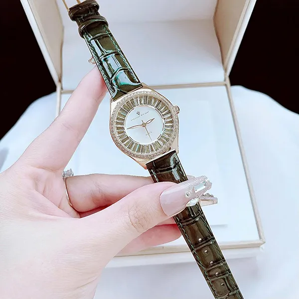 Đồng Hồ Nữ Christian Van Sant CV3204 Luna Green Quartz Ladies Watch Màu Xanh Lá - Đồng hồ - Vua Hàng Hiệu