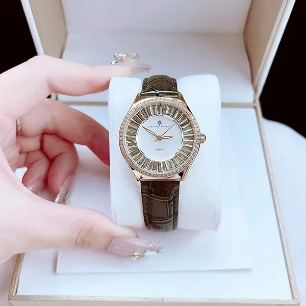 Đồng Hồ Nữ Christian Van Sant CV3204 Luna Green Quartz Ladies Watch Màu Xanh Lá - Đồng hồ - Vua Hàng Hiệu