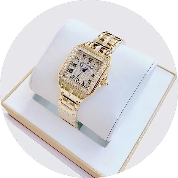 Đồng Hồ Nữ Christian Van Sant Quartz Watch CV4621 Màu Vàng Gold