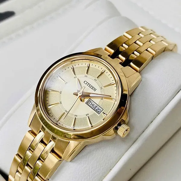 Đồng Hồ Nữ Citizen Quartz Gold Dial Women Watch EQ0603-59P Màu Vàng - Đồng hồ - Vua Hàng Hiệu