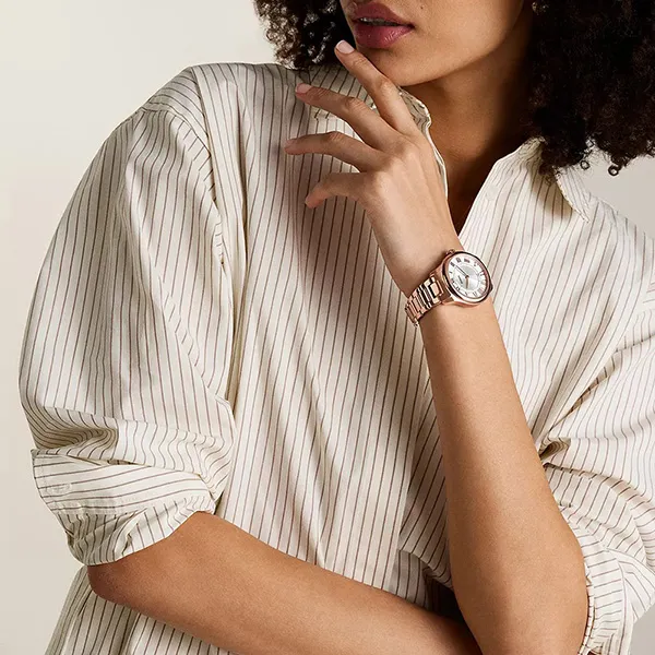 Đồng Hồ Nữ Fossil Gilmore Stainless Steel Watch ES5394 Màu Vàng Hồng - Đồng hồ - Vua Hàng Hiệu
