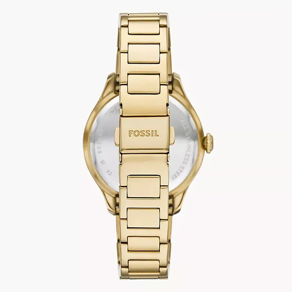 Đồng Hồ Nữ Fossil Gilmore Stainless Steel Watch ES5395 Màu Vàng Gold