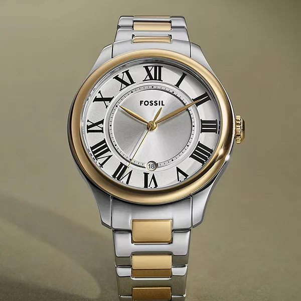 Đồng Hồ Nữ Fossil Gilmore Stainless Steel Watch ES5396 Màu Vàng Gold/Bạc - Đồng hồ - Vua Hàng Hiệu