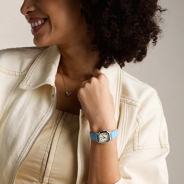 Đồng Hồ Nữ Fossil Harlow ES5405 Màu Xanh Nhạt - Đồng hồ - Vua Hàng Hiệu