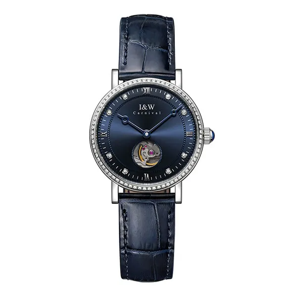Đồng Hồ Nữ I&W Carnival Automatic IW636L-DD (IW636L1) Màu Xanh Navy - Đồng hồ - Vua Hàng Hiệu
