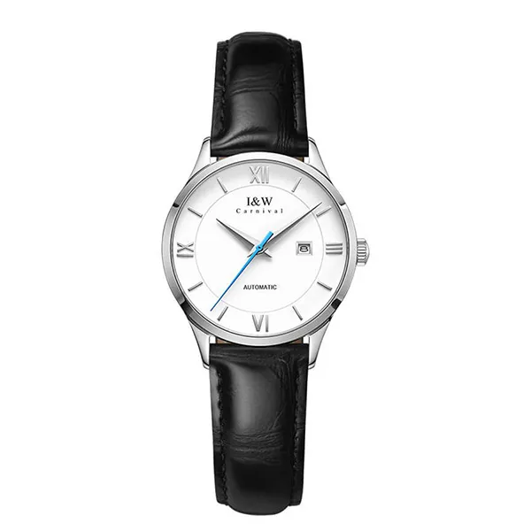 Đồng Hồ Nữ I&W Carnival Automatic Watch IW510L-DD (IW510L4) Màu Đen/Trắng