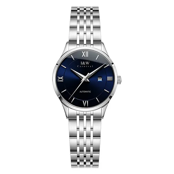 Đồng Hồ Nữ I&W Carnival Automatic Watch IW510L-DT (IW510L12) Màu Bạc/Xanh