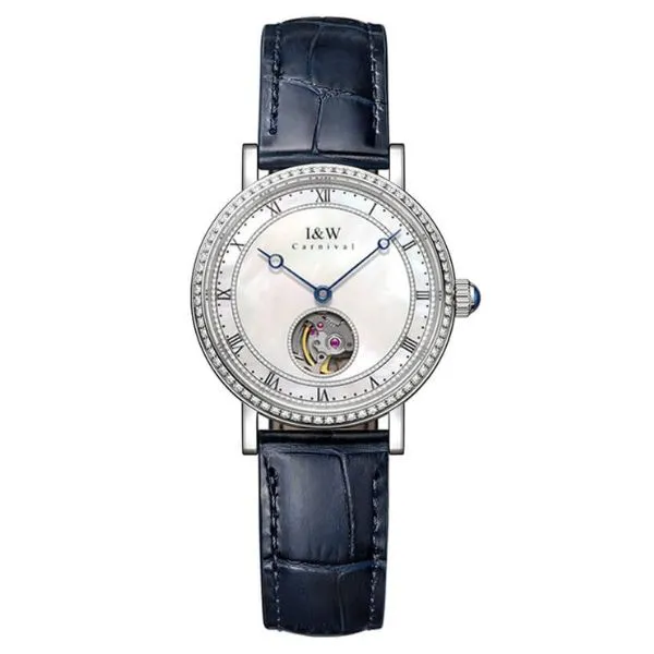 Đồng Hồ Nữ I&W Carnival Automatic Watch IW626L-DD (IW626L1) Màu Xanh Trắng