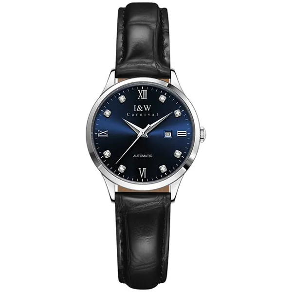 Đồng Hồ Nữ I&W Carnival IW512L-DD – Automatic (IW512L1) Màu Xanh Đen