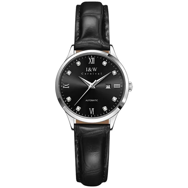 Đồng Hồ Nữ I&W Carnival IW512L-DD – Automatic (IW512L4) Màu Đen