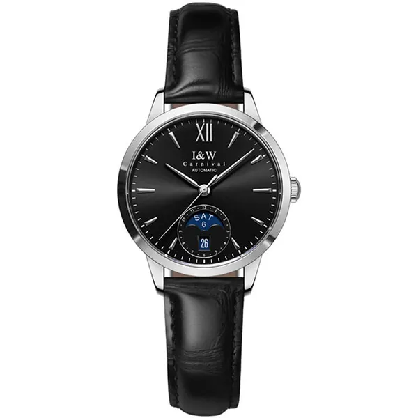 Đồng Hồ Nữ I&W Carnival IW527L-DD – Automatic (IW527L6) Màu Đen