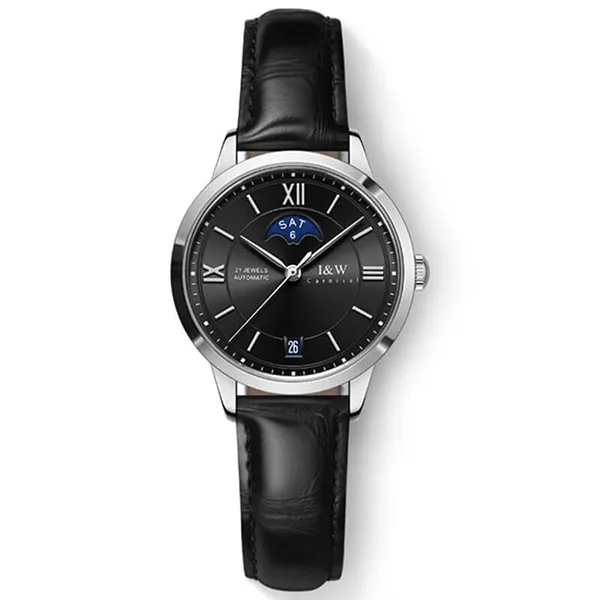 Đồng Hồ Nữ I&W Carnival IW528L-DD – Automatic (IW528L6) Màu Đen