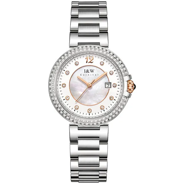 Đồng Hồ Nữ I&W Carnival IW552L-DT – Quartz (IW552L2) Màu Bạc
