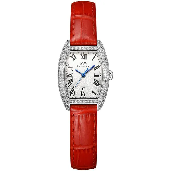Đồng Hồ Nữ I&W Carnival IW561L-DD – Quartz (IW561L3) Màu Đỏ Bạc - Đồng hồ - Vua Hàng Hiệu