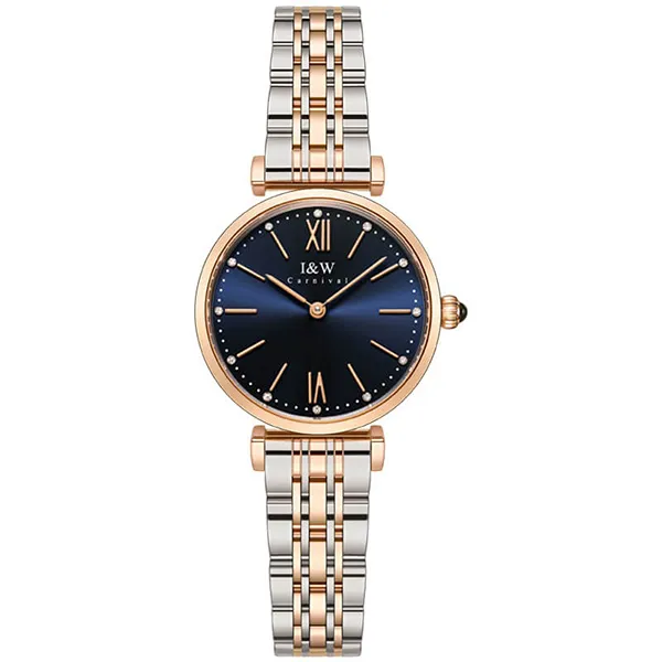 Đồng Hồ Nữ I&W Carnival IW562L-DT – Quartz (IW562L6) Màu Xanh Bạc