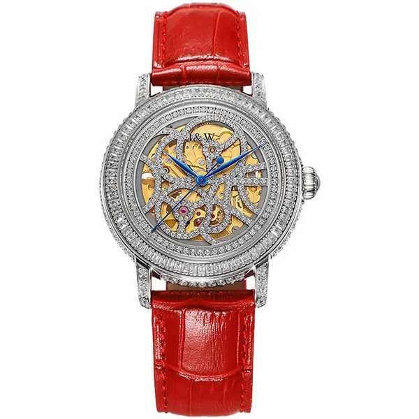 Đồng Hồ Nữ I&W Carnival IW565L-DD – Automatic (IW565L1) Màu Đỏ Bạc