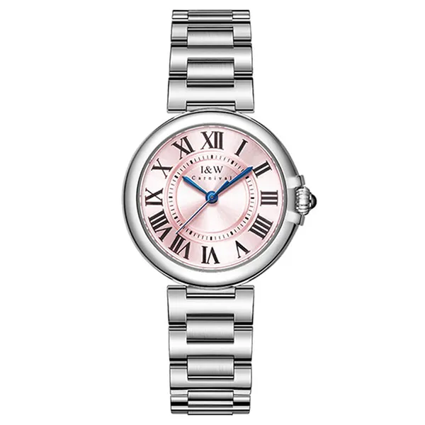 Đồng Hồ Nữ I&W Carnival IW602L-DT – Quartz (IW602L4) Màu Hồng Bạc