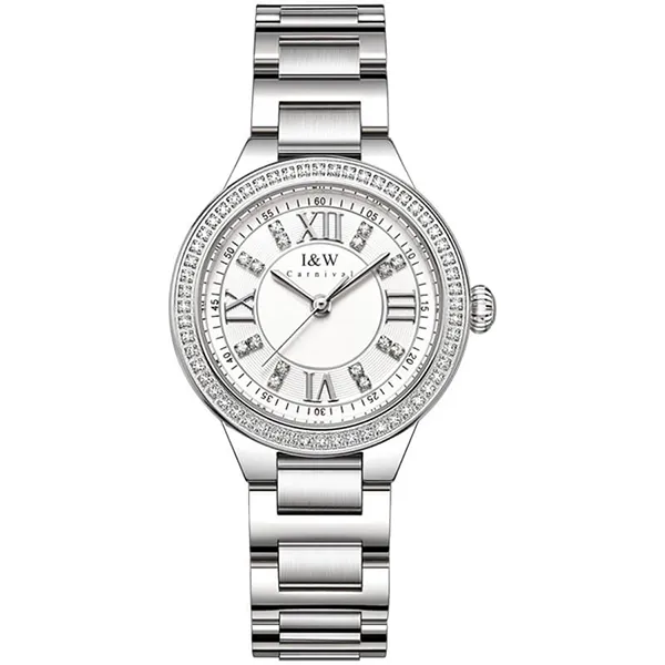 Đồng Hồ Nữ I&W Carnival IW603L-DT – Quartz (IW603L3) Màu Bạc