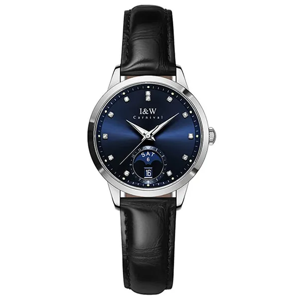Đồng Hồ Nữ I&W Carnival IW625L-DD – Automatic (IW625L5) Màu Xanh Đen - Đồng hồ - Vua Hàng Hiệu