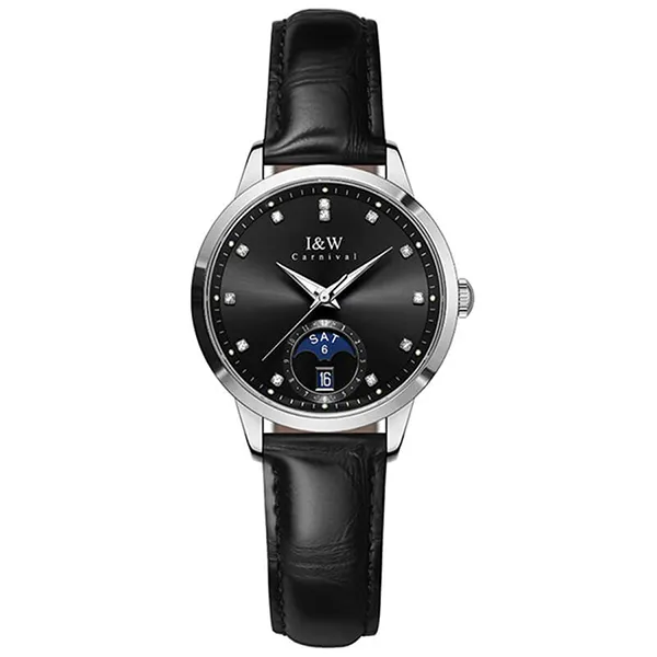 Đồng Hồ Nữ I&W Carnival IW625L-DD – Automatic (IW625L6) Màu Đen
