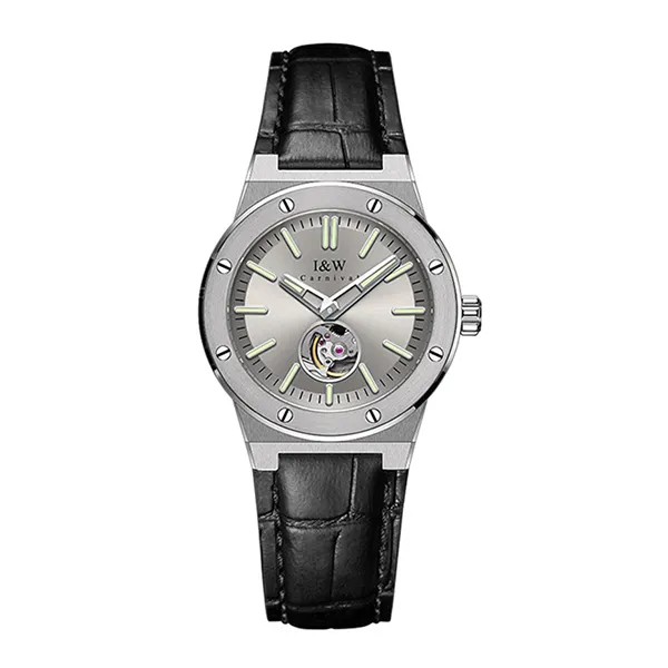 Đồng Hồ Nữ I&W Carnival IW652L-DD (IW652L3) Automatic Màu Đen Xám