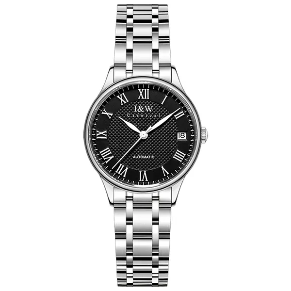 Đồng Hồ Nữ I&W Carnival IW682L-DT – Automatic (IW682L2) Màu Đen Bạc - Đồng hồ - Vua Hàng Hiệu