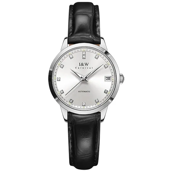 Đồng Hồ Nữ I&W Carnival IW683L-DD – Automatic (W683L1) Màu Đen Bạc