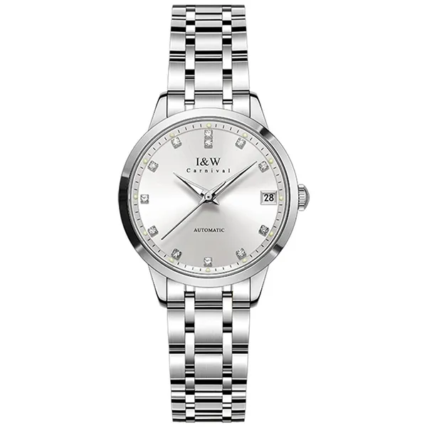Đồng Hồ Nữ I&W Carnival IW683L-DT – Automatic (IW683L5) Màu Bạc