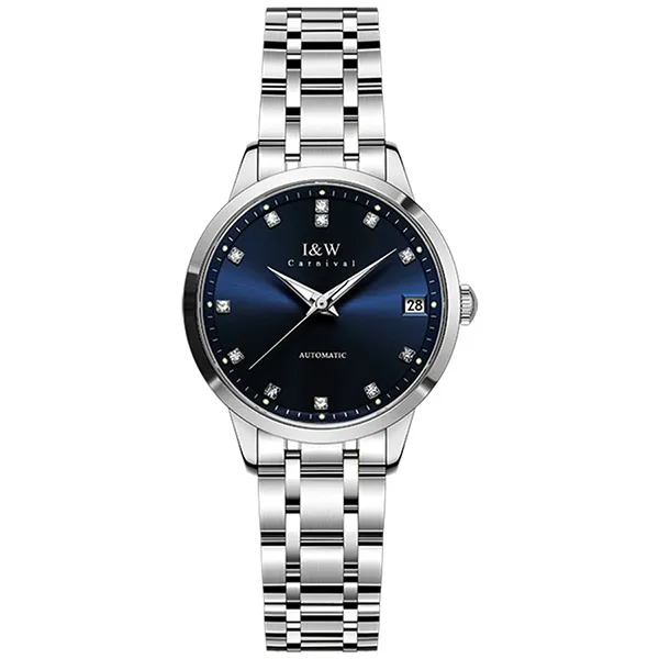 Đồng Hồ Nữ I&W Carnival IW683L-DT – Automatic (IW683L6) Màu Xanh Bạc