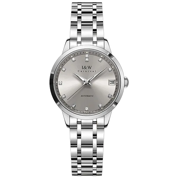 Đồng Hồ Nữ I&W Carnival IW683L-DT – Automatic (IW683L8) Màu Xám Bạc