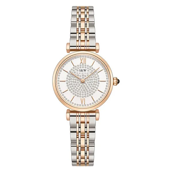 Đồng Hồ Nữ I&W Carnival Quartz Watch IW576L-DT (IW576L2) Màu Vàng Hồng/Bạc