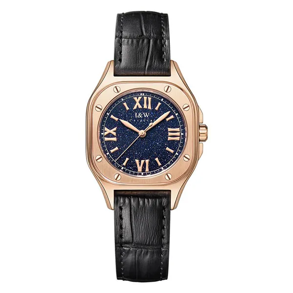 Đồng Hồ Nữ I&W Carnival Quartz Watch IW592L-DD (IW592L2) Màu Đen/Xanh