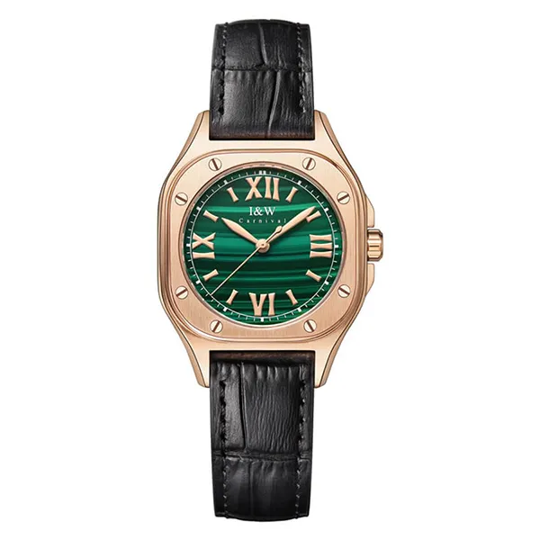 Đồng Hồ Nữ I&W Carnival Quartz Watch IW592L-DD (IW592L3) Màu Đen/Xanh Lá