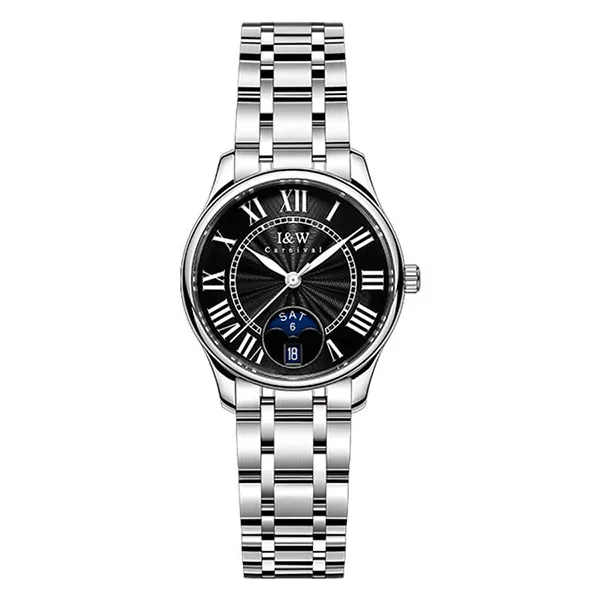 Đồng Hồ Nữ I&W Carnival Watch IW717L-DT (IW717L5) Màu Đen - Bạc
