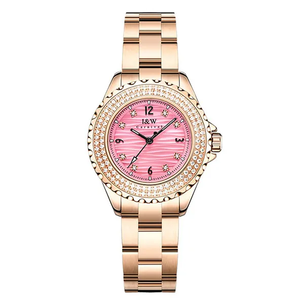 Đồng Hồ Nữ I&W Carnival Watch IW718L-DT (IW718L2) Màu Vàng Hồng