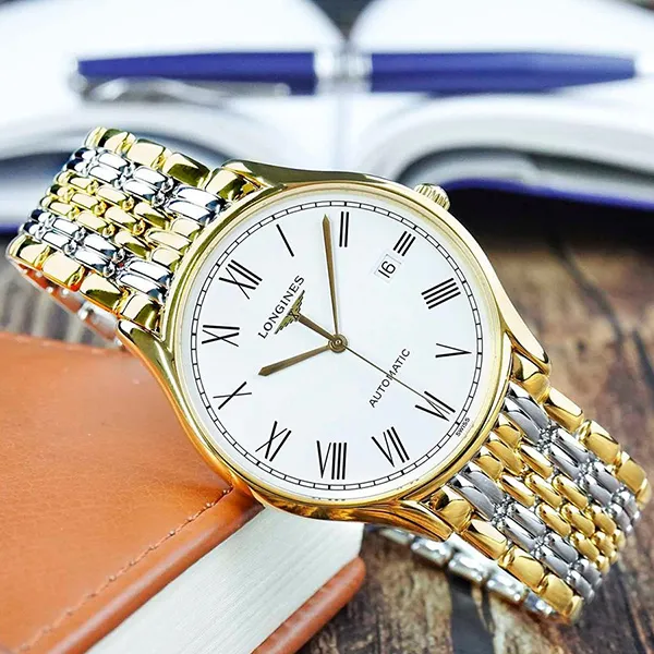 Đồng Hồ Nam Longines Lyre Watch L4.960.2.11.7 Màu Demi (Vàng - Bạc) - Đồng hồ - Vua Hàng Hiệu