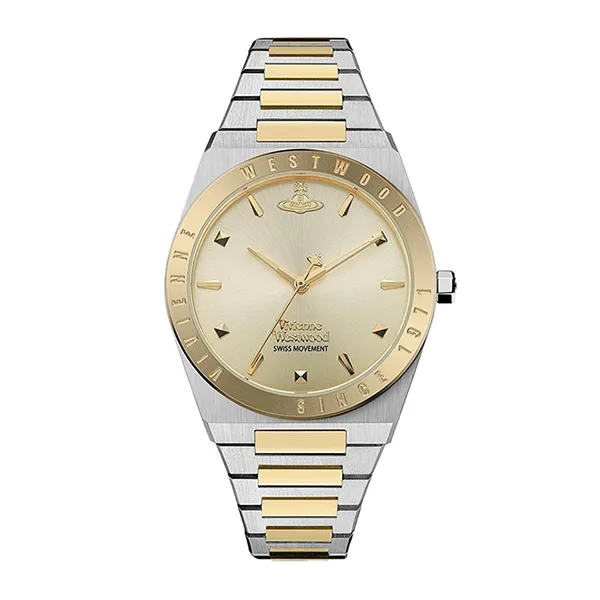 Đồng Hồ Nữ Vivienne Westwood Charterhouse Gold Tone Quartz Ladies Watch VV244CPSG Màu Bạc Vàng