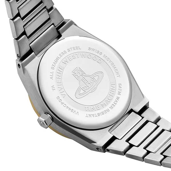 Đồng Hồ Nữ Vivienne Westwood Charterhouse Gold Tone Quartz Ladies Watch VV244CPSG Màu Bạc Vàng