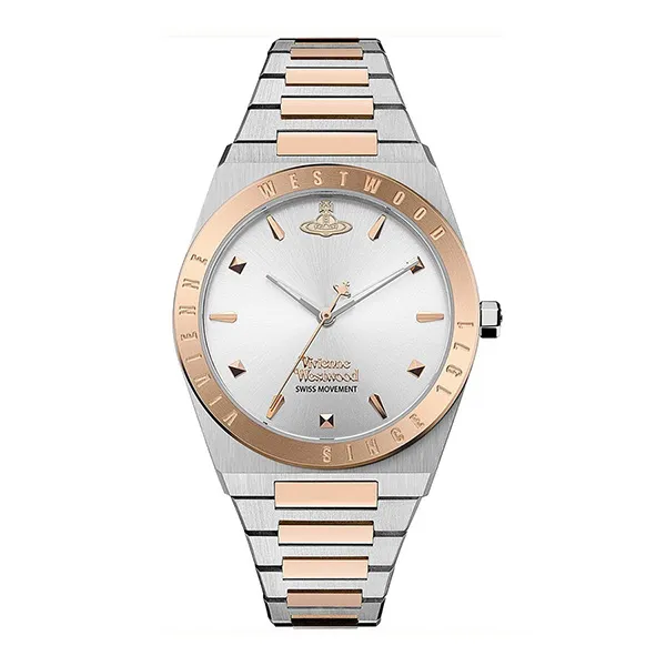 Đồng Hồ Nữ Vivienne Westwood VV244SLSR Charterhouse Watch Màu Demi (Vàng Hồng - Bạc) - Đồng hồ - Vua Hàng Hiệu