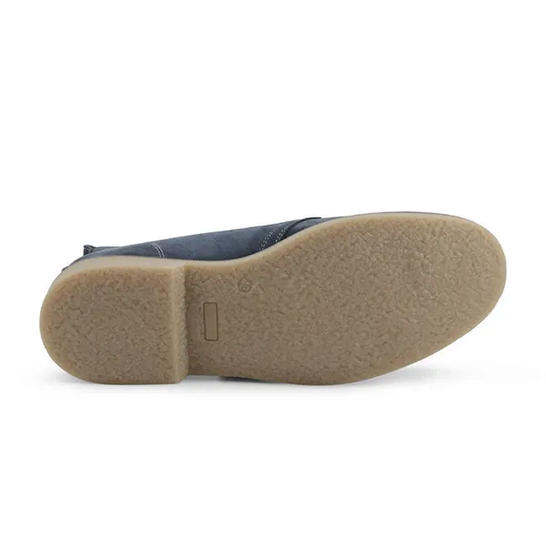 Giày Boot Da Nam Duca Di Morrone JURI-CAM_BLU-AMBRA Màu Xanh Size 40