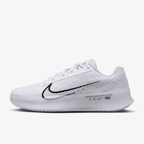 Giày Pickleball/Tennis Nike Court Air Zoom Vapor 11 Hard Court DR6965-100 Màu Trắng Size 40.5 - Pickleball - Vua Hàng Hiệu