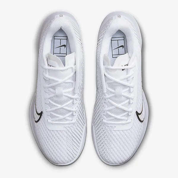 Giày Pickleball/Tennis Nike Court Air Zoom Vapor 11 Hard Court DR6965-100 Màu Trắng Size 40.5 - Pickleball - Vua Hàng Hiệu