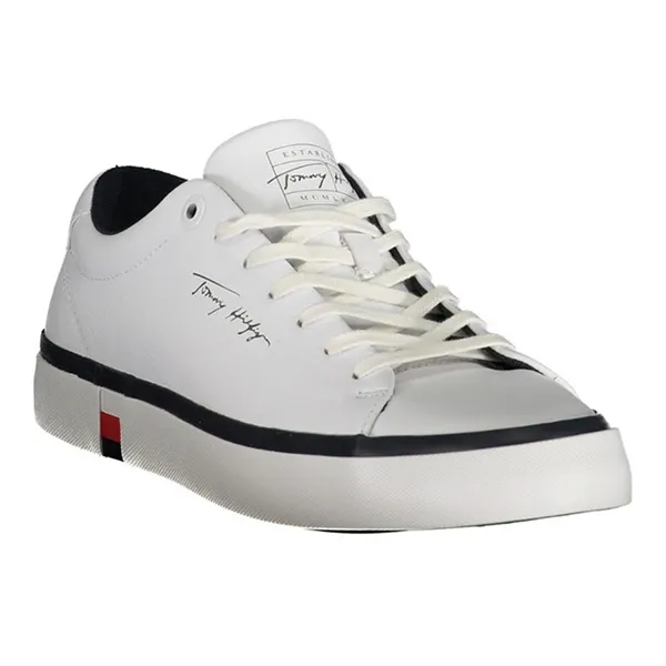 Giày Sneaker Nam Tommy Hilfiger FM0FM04922_BIYBR Màu Trắng Size 42