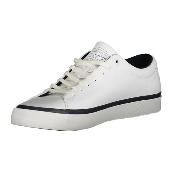 Giày Sneaker Nam Tommy Hilfiger FM0FM04922_BIYBR Màu Trắng Size 42