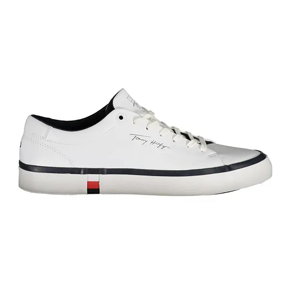 Giày Sneaker Nam Tommy Hilfiger FM0FM04922_BIYBR Màu Trắng Size 42