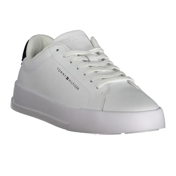 Giày Sneaker Nam Tommy Hilfiger FM0FM05297_BI0LE Màu Trắng Size 41
