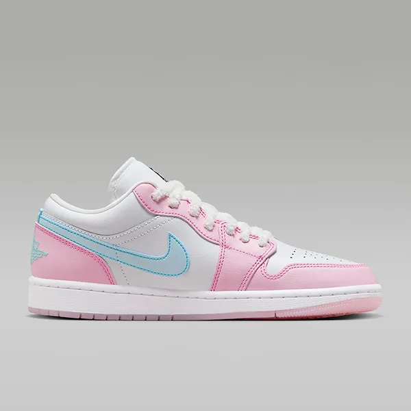 Giày Sneaker Nữ Nike Air Jordan 1 Low SE Paw Print HM3706-141 Màu Hồng Trắng Size 36